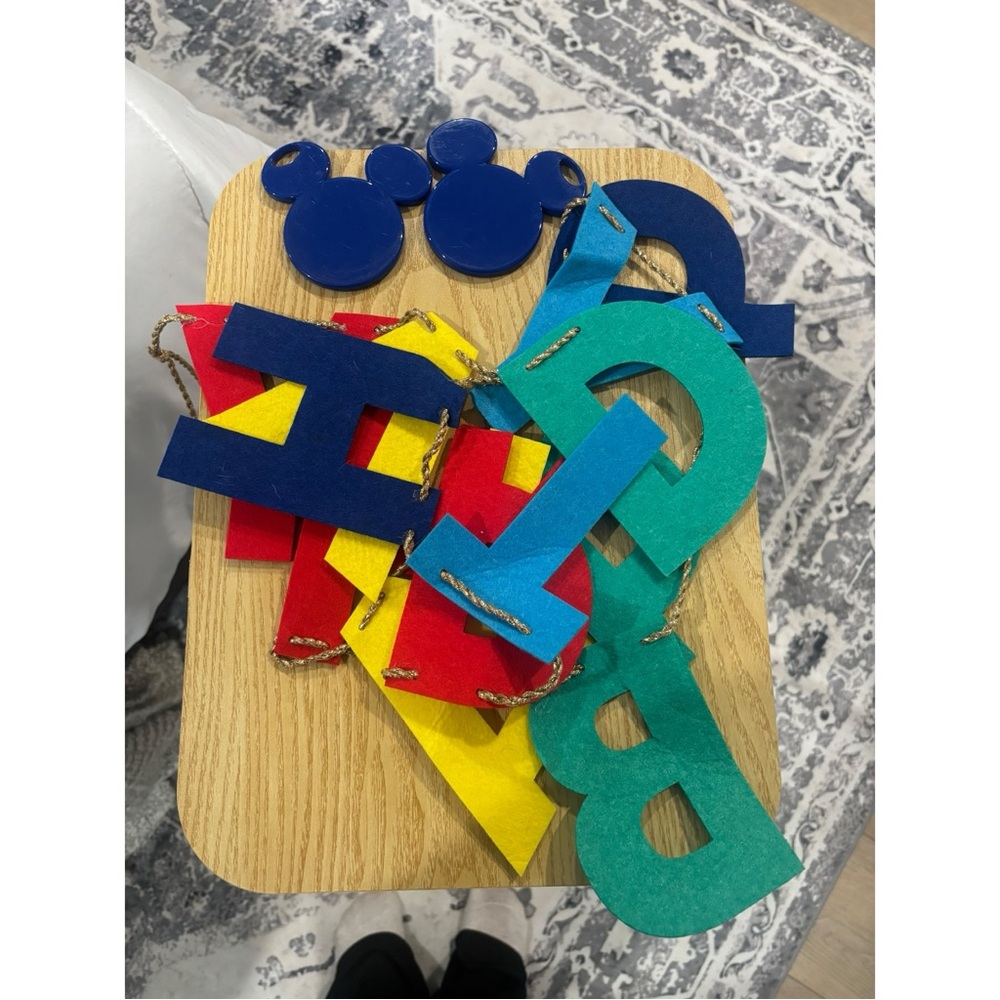 Happy Birthday Felt Fabric Garland